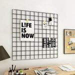 Wall Grid Panel, Photo Holder Display, art and crafts organizer, Metal Mesh grid, Bullitin board