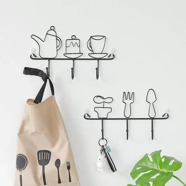 Wall Mounted Hook Hanger, Robe hooks, decorative wall hooks, coat hooks , stylish home decor.