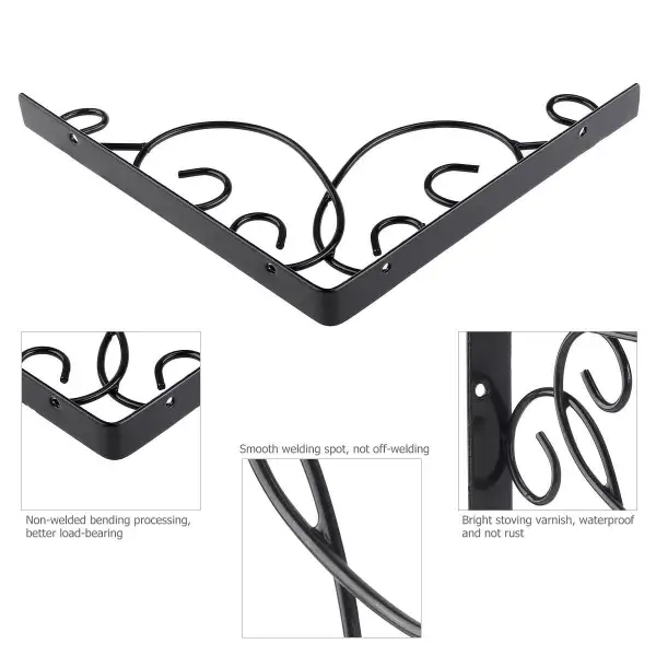 Floral Ornate Floating Shelf Brackets, Designer L Angle Corner Supports, vintage shelf brackets, elegant home decor