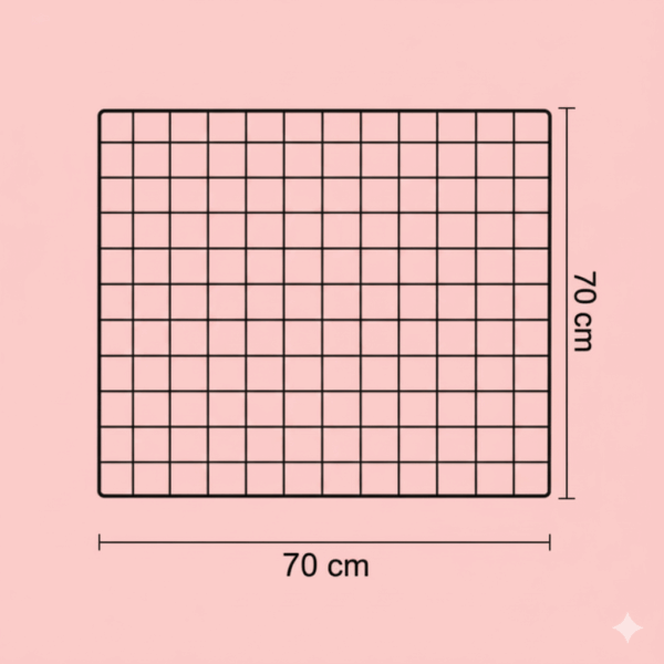 Wall Grid Panel, Photo Holder Display, art and crafts organizer, Metal Mesh grid, Bullitin board