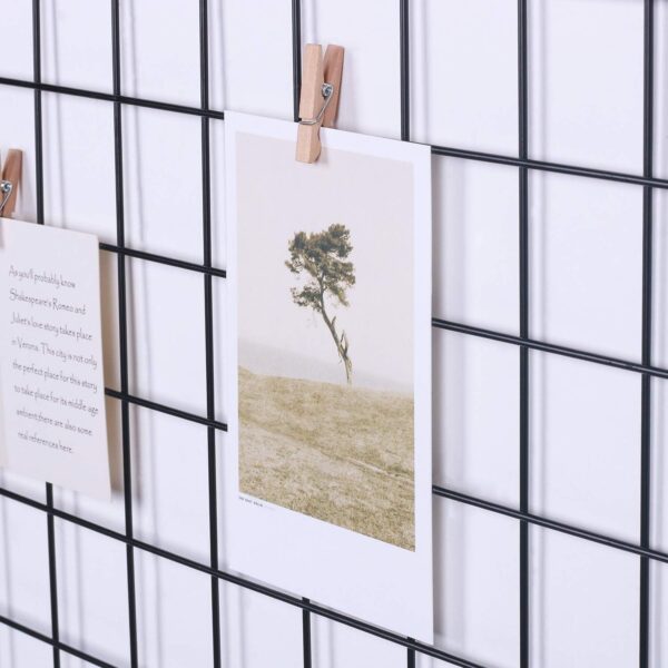 Wall Grid Panel, Photo Holder Display, art and crafts organizer, Metal Mesh grid, Bullitin board