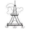 Eiffel Tower Wall Shelf, Paris Wall Shelf, Decorative metal rack, Wall mounted storage, Black finish shelf