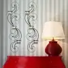 Long Wisp Candle Holder, Decorative Candle Holder, Metal Wall Decor, Tealight Holder for Home