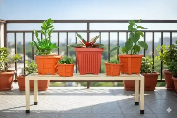 minimalist rectangular plant stand, heavy duty plant stand, metal plant stand for pots, iron plant stand, balcony plant stand,