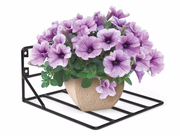 Minimal Wall Hanging Planter, Balcony Planter Holder, Indoor Garden Decor, Flower Pot Holder, Metal Plant Stand