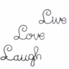 Live Love Laugh Wall Decor, Metal Wall Decor, Metal Word Art, Inspirational Wall Art, Home Metal Decorations