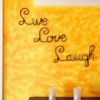 Live Love Laugh Wall Decor, Metal Wall Decor, Metal Word Art, Inspirational Wall Art, Home Metal Decorations
