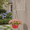 Wrought Iron Hanging Bracket, Garden Wall Hook, Plant Hanger, Outdoor Decor, Bird Feeder Bracket