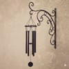Wrought Iron Hanging Bracket, Garden Wall Hook, Plant Hanger, Outdoor Decor, Bird Feeder Bracket
