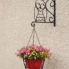 Wrought Iron Hanging Bracket, Garden Wall Hook, Plant Hanger, Outdoor Decor, Bird Feeder Bracket