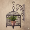 Wrought Iron Hanging Bracket, Garden Wall Hook, Plant Hanger, Outdoor Decor, Bird Feeder Bracket