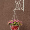 Wrought Iron Hanging Bracket, Garden Wall Hook, Plant Hanger, Outdoor Decor, Bird Feeder Bracket