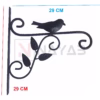 Wrought Iron Hanging Bracket, Garden Wall Hook, Plant Hanger, Outdoor Decor, Bird Feeder Bracket