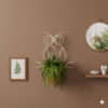 Wall-Mounted Metal Plant Holder, Elegant Scroll Plant Hanger, Outdoor Plant Pot Hook, Durable Metal Pot Holder. wall hanging plant hanger